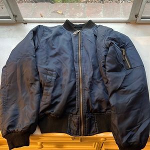 Womens Fu Yu Kai Bomber Jacket | Navy